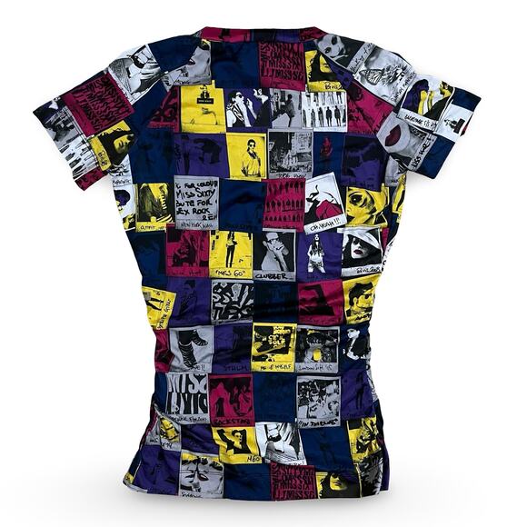 Miss Sixty Fashion Magazine AOP Top - Picture 3 of 6